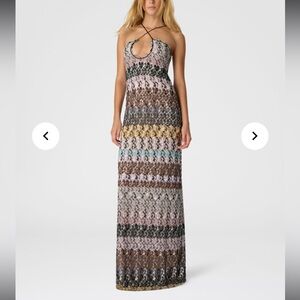 Missoni Long Dress Embroidered Lace